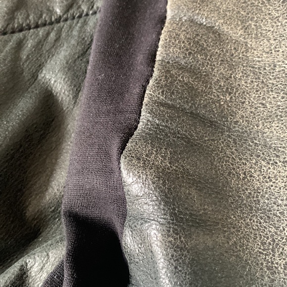 BCBGMaxazria vintage leather moto jacket - Picture 9 of 9